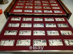 100 Greatest Americans Proof Set Franklin Mint Sterling Silver