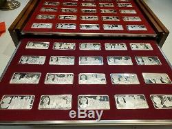 100 Greatest Americans Proof Set Franklin Mint Sterling Silver
