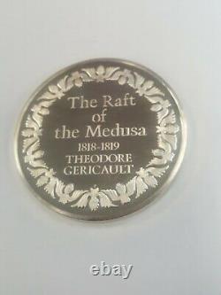 100 Greatest Masterpiece #22. THE RAFT OF THE MEDUSA Franklin Mint First Proof