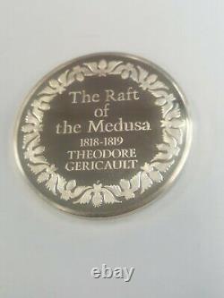 100 Greatest Masterpiece #22. THE RAFT OF THE MEDUSA Franklin Mint First Proof