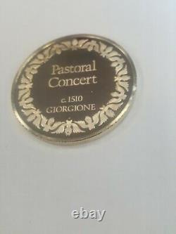 100 Greatest Masterpieces#20 Franklin Mint First Edition Proof PASTORAL CONCERT