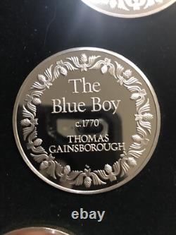 100 Greatest Masterpieces The Blue boy Silver Franklin Mint