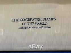 100 Greatest Silver Mini Stamps in Sterling Silver