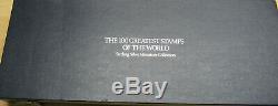100 Greatest Stamps Of The World Sterling Silver Miniature Complete Collection