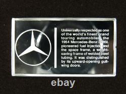 1000 Grains Sterling Silver Bar 1954 MERCEDES-BENZ Car 92.5% Ag Franklin Mint