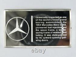 1000 Grains Sterling Silver Bar 1954 MERCEDES-BENZ Car 92.5% Ag Franklin Mint