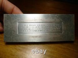 10000 Grain Franklin Mint Sterling Ingot Last surplus of Treasury Silver