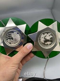 11 Sterling Silver Franklin Mint Christmas Ornament 1971-1982