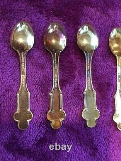 12 APOSTLE SPOON 3 MINIATURES -24K Gold on Sterling Silver -April 15, 1979