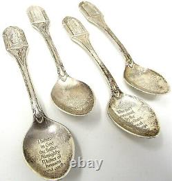 13 Apostles Creed Spoons Franklin Mint 1973 Sterling Silver Catholic by Winfield