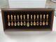 13 Apostles Spoon Miniatures Set In 24k Gold On Sterling Silver Franklin Mint