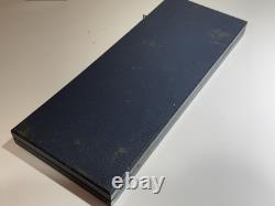 13oz Sterling Silver Spoon Set Gold Color In Case FRANKLIN MINT 925 Zodiac