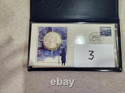 14 Franklin Mint Commemorative Silver Proofs Lot