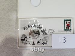 14 Franklin Mint Commemorative Silver Proofs Lot