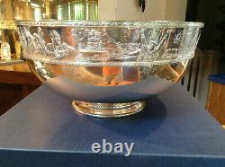 150 troy oz or 4665g Sterling Silver Bicentennial Bowl lined in 24 karat gold