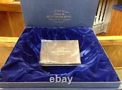 150 troy oz or 4665g Sterling Silver Bicentennial Bowl lined in 24 karat gold