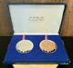 1776-1976 Franklin Mint Bicentennial Sterling Silver And Bronze Proof Medals