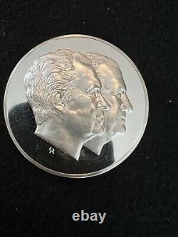 193 Grams Franklin Mint Sterling Silver. 925 Nixon Metal, Collect or Scrap 6286