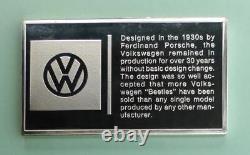 1938 Volkswagen Beetle 1000 Grains Sterling Silver Bar Franklin Mint 1.927oz ASW