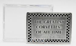 1958 Corvette 925 Sterling Silver Franklin Mint 1.31 Oz = 37.3 Grams