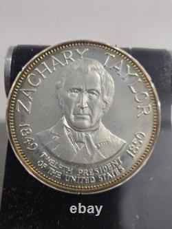 1967 Franklin Mint 12th President Zachary Taylor 1oz+ Sterling Silver Proof Coin