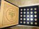 1969 Franklin Mint 25 Sterling Silver Antique Car Medals Series 2 With Box & Book