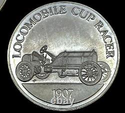 1969 Franklin Mint 46 Coin Collection of Proof Sterling Silver Antique Car Coins