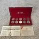 1969 Franklin Mint Proof Republic Of Tunisia Sterling Silver 10 Coin Set In Box