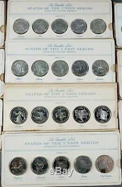 1969 Franklin Mint STATES OF THE UNION Sterling Silver Coin Proof Set Complete