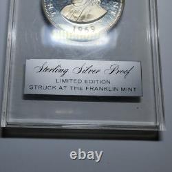 1969 Franklin Mint Salute To The ANA Philadelphia Conven Sterling Silver Proof