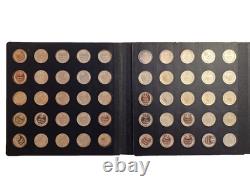 1969 Franklin Mint States Of The Union 50 Sterling Silver Medals Set 22.5 Ozt