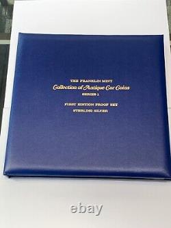 1969 The Franklin Mint Collection of Antique Car -Sterling Silver Coins Series 1