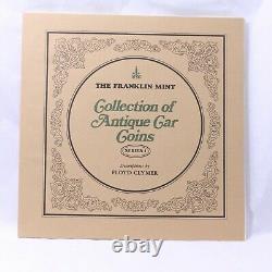 1969 The Franklin Mint Collection of Antique Car Sterling Silver Coins Series 1