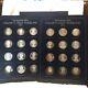 1970 & 1971 Franklin Mint Gallery Of Great Americans Sterling Silver Proof