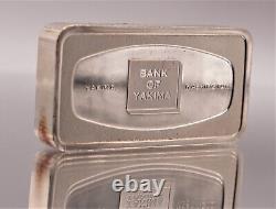1970 Bank of Yakima Washington Franklin Mint 2oz Sterling Silver art bar C3174