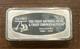 1970 Franklin Mint 1000 Grain Sterling Bar Bankmarked Nat. Bank Of Tulsa