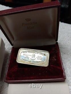 1970 Franklin Mint 1st Annual Christmas Ingot Silver