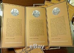 1970 Franklin Mint History Of American Revolution Sterling Silver Proof Set