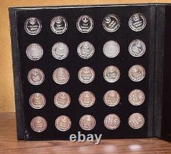 1970 Franklin Mint States of the Union Series, Sterling Full 50 Coin Set (#165)