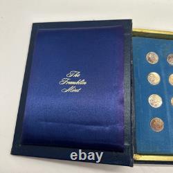 1970 Franklin Mint Treasury of Zodiac Medals Sterling Silver Mini-Coin Proof Set