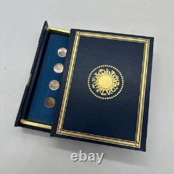 1970 Franklin Mint Treasury of Zodiac Medals Sterling Silver Mini-Coin Proof Set