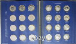 1970 The Franklin Mint America in Space 24pc. 925 Sterling Silver Proof Medals