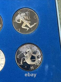 1970 The Franklin Mint Treasury Of Zodiac Sterling Silver Medals