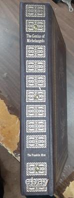 1970's Franklin Mint. 925 Silver Proof Medals Genius of Michaelangelo in Binder