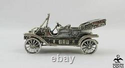 1970's Franklin Mint Sterling Silver Miniature Car 1911 Stanley Steamer