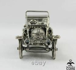 1970's Franklin Mint Sterling Silver Miniature Car 1911 Stanley Steamer