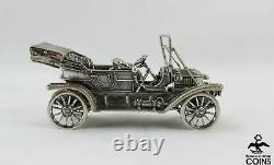 1970's Franklin Mint Sterling Silver Miniature Car 1911 Stanley Steamer