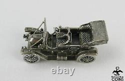 1970's Franklin Mint Sterling Silver Miniature Car 1911 Stanley Steamer