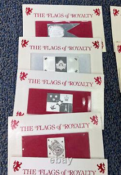 1970's Sterling Silver Art Ingot Flags Of Royalty Franklin Mint Lot? 45