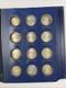 1970s Franklin Mint Collection Of 36 President Sterling Silver Coins In Binder